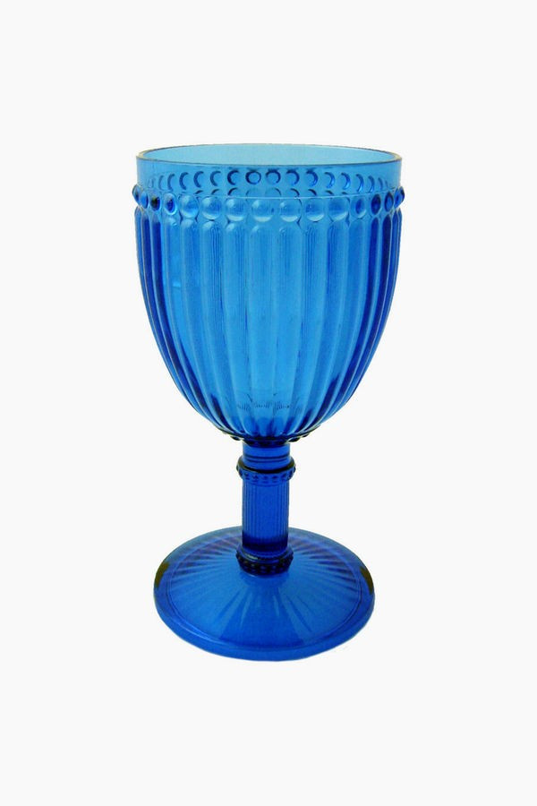 Blue Milano Wine Glass | Tuckernuck (US)