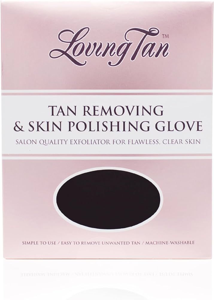 Loving Tan Reusable Self Tanner Removing & Skin Polishing Glove, Exfoliating With Light & Heavy O... | Amazon (US)