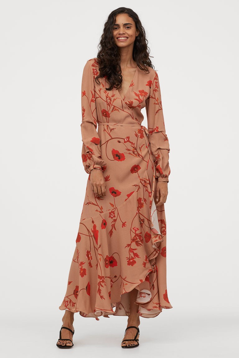 Crêpe wrap dress | H&M (UK, MY, IN, SG, PH, TW, HK)
