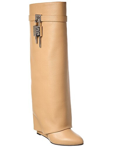 Shark Lock Leather Boot | Gilt & Gilt City