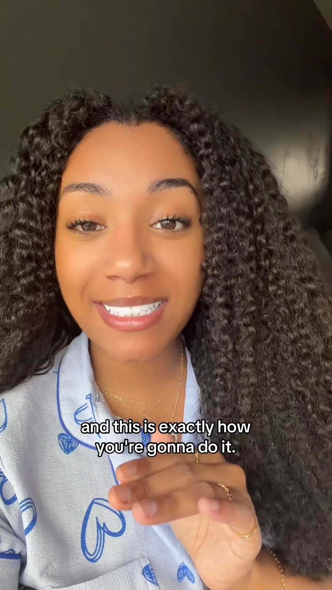 Cozy talk-through in my favorite sleepwear 💙✨
This light blue pajama set with dark blue sketch hearts is soft, breathable, and such a cute matching moment — collared short-sleeve button-down top + matching shorts.
I’m also wearing RHODE lip gloss, Maybelline Rocket mascara, and used Aussie Moist Miracle conditioner for soft, hydrated hair.
Everything you see is linked so you can shop my PJs + beauty staples in one place 🤍

🛒 Tap to shop before logging off.

#LTKselfcare #LTKBeauty #LTKdayinmylife