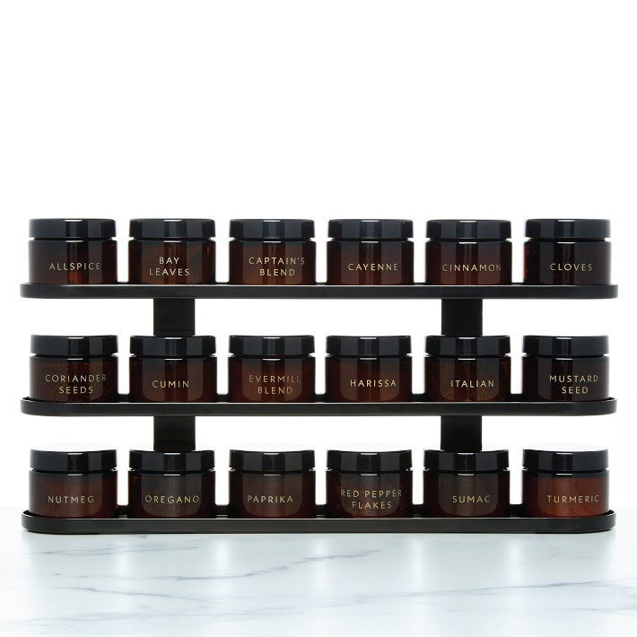 Evermill Complete Countertop Spice Rack with Spices | Williams-Sonoma