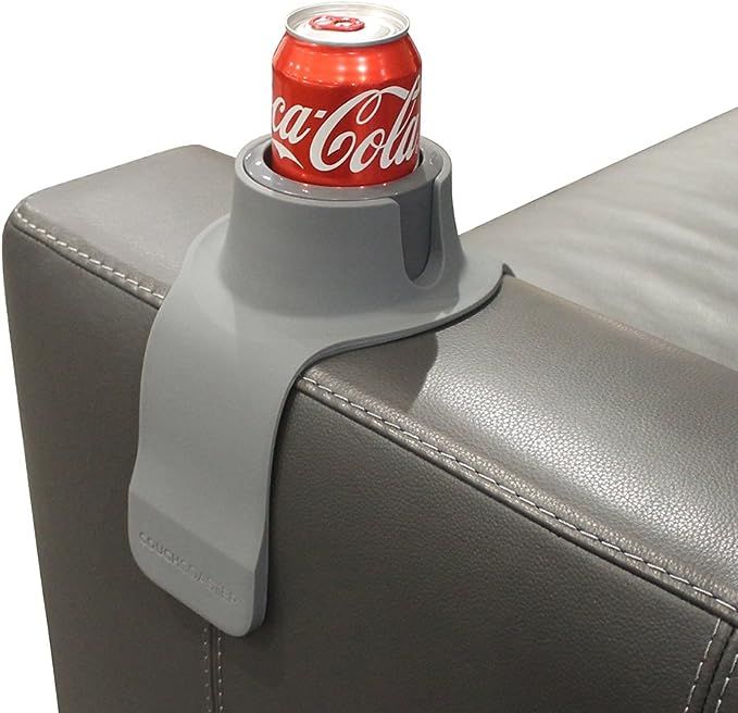 CouchCoaster - The Ultimate Drink Holder for Your Sofa, Steel Grey | Amazon (US)