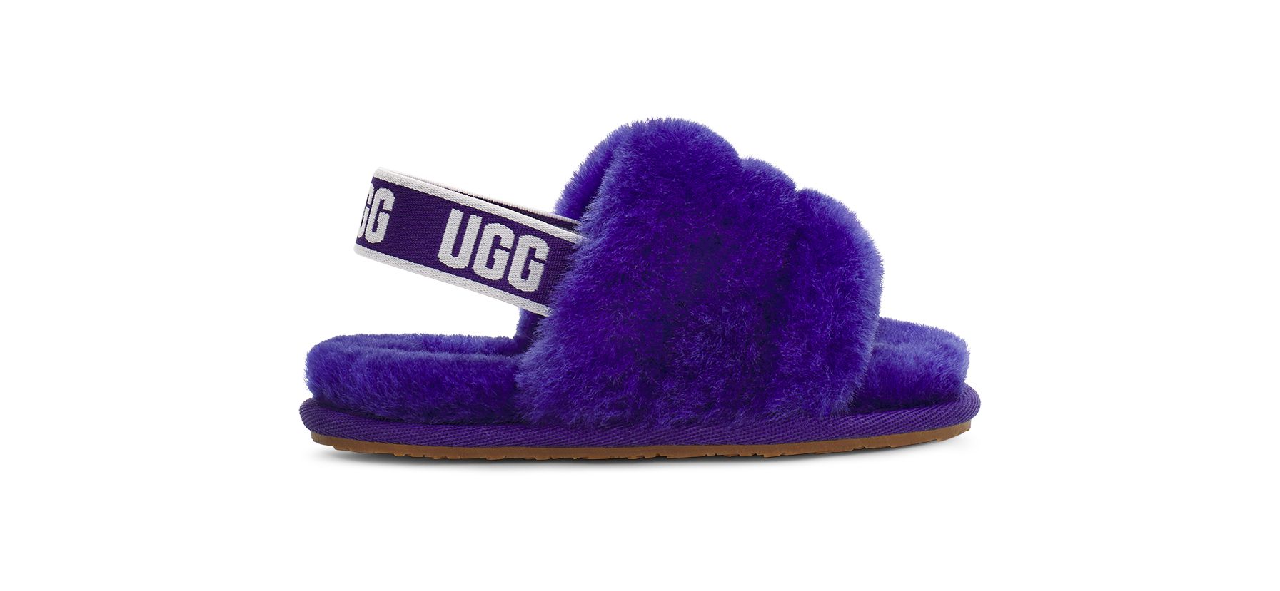 UGG Toddlers' Fluff Yeah Slide Sheepskin Slippers in Violet Night, Size 12 | UGG (US)