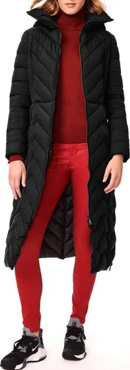 Bernardo Water Resistant Hooded Puffer Maxi Coat | Nordstrom | Nordstrom