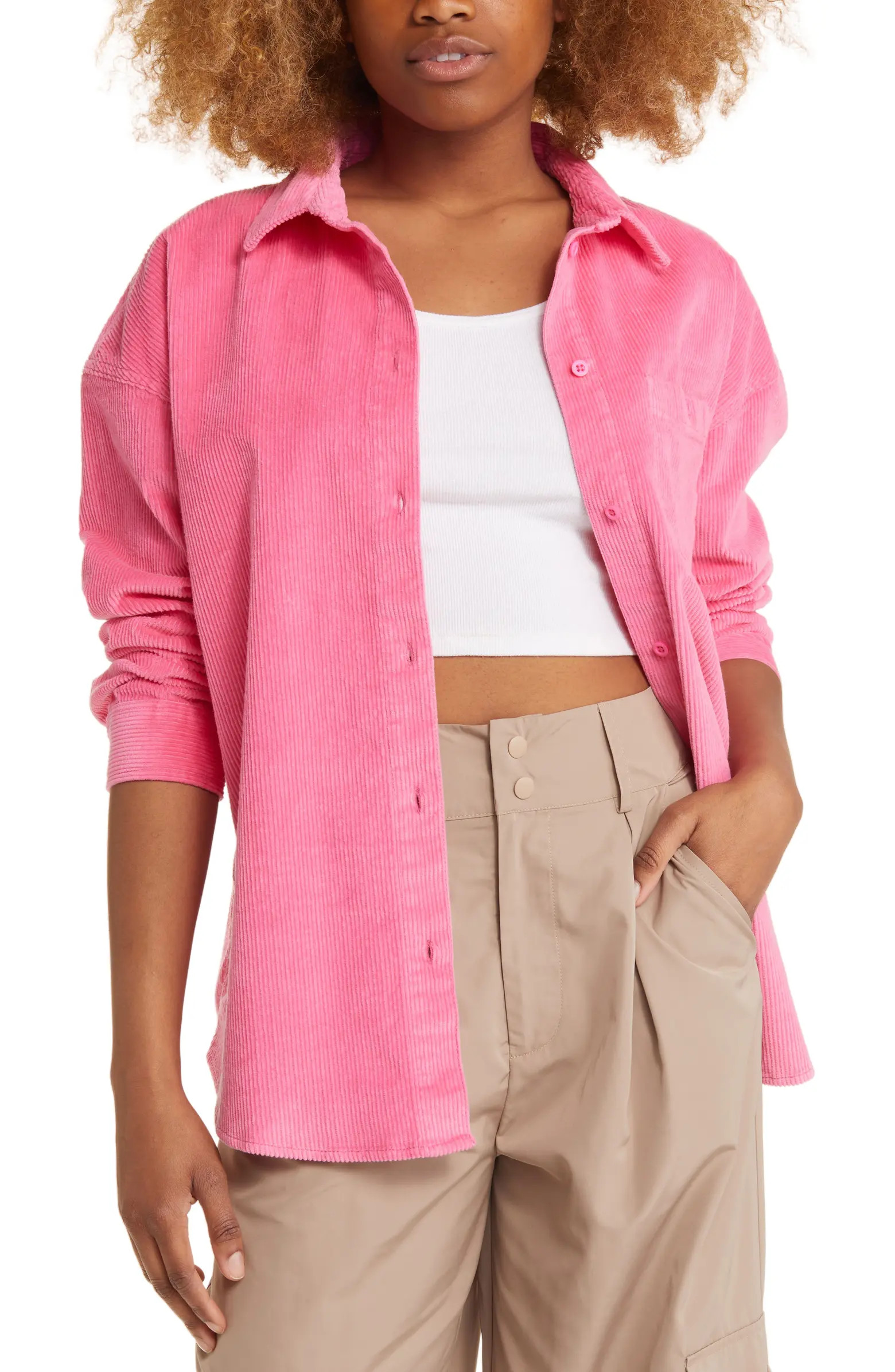 BP. Corduroy Button-Up Shirt | Nordstrom | Nordstrom