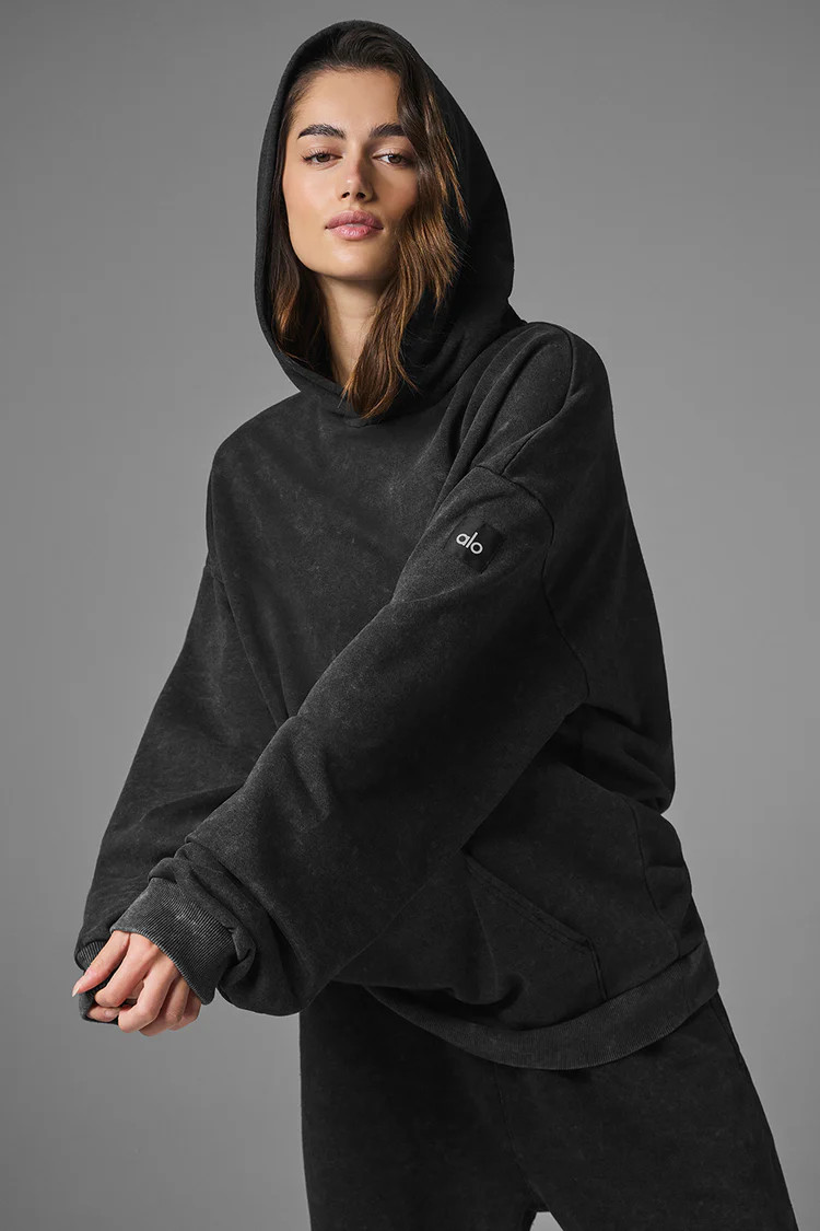 Chill Vintage Wash Hoodie - Gravel Wash | Alo Yoga (US)