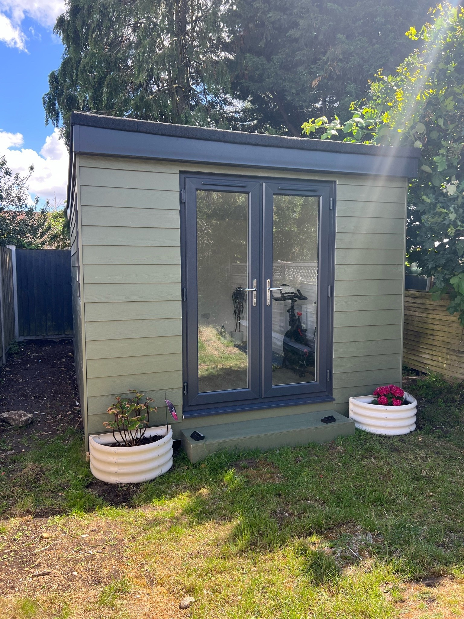 Working on the garden studio! Got these raised garden beds to create a home for the hydrangeas we were gifted! The come in black and green too. And tbf you could always spray paint them any colour you need!

#LTKsummer #LTKhome #LTKuk
