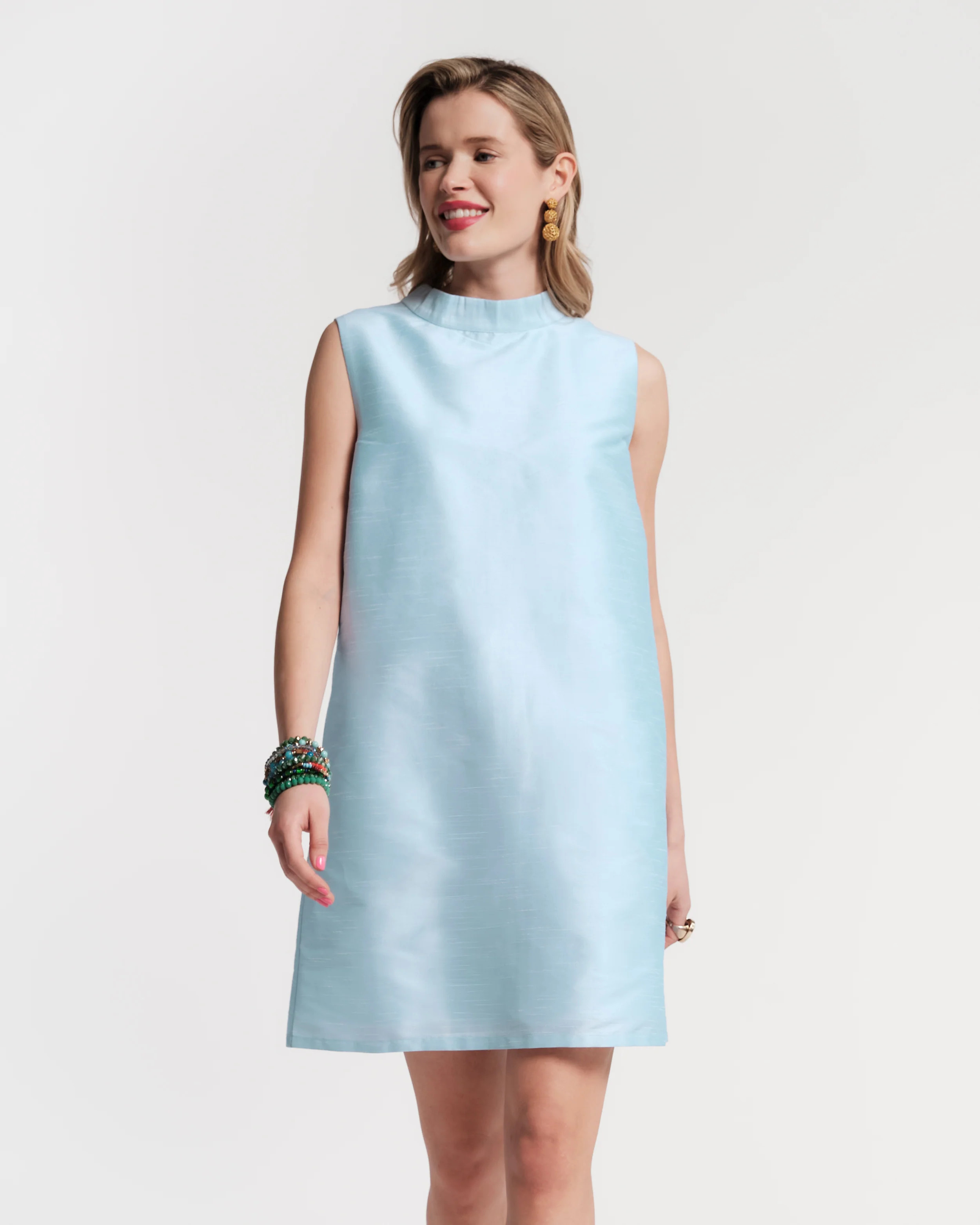 Sleeveless Diplomat Mini Dress - Black | Frances Valentine