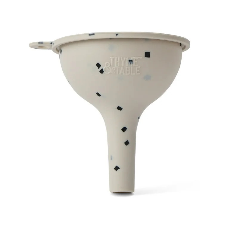 Thyme & Table Mini Silicone Funnel, Cream and Black Dots - Walmart.com | Walmart (US)