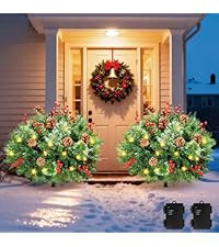 Lewondr Christmas Inflatables, 9.8FT Giant Christmas Ladder with 11 LED Lights, Waterproof Lighte... | Amazon (US)