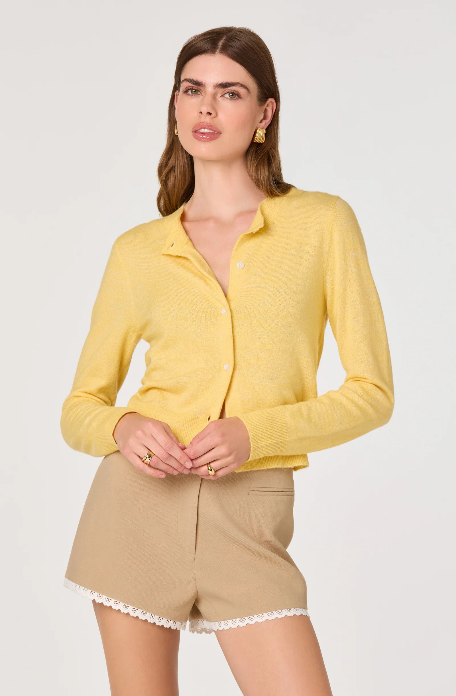 Mary Classic Button Front Cardigan | ASTR The Label (US)