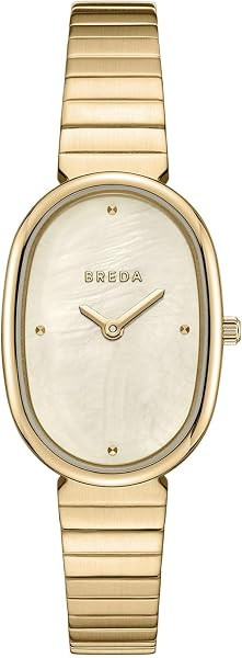 Breda Women's 'Jane' Gold and Metal Bracelet Watch, 23MM | Amazon (US)