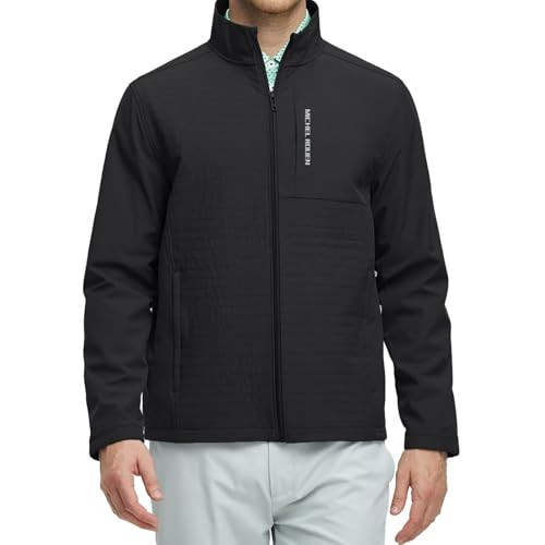 Rouen Mens Hiking Jackets Hooded Casual Performance Waterproof Warm Outdoor Full Zip Up Spring Fall Windbreaker Coat | Amazon (US)