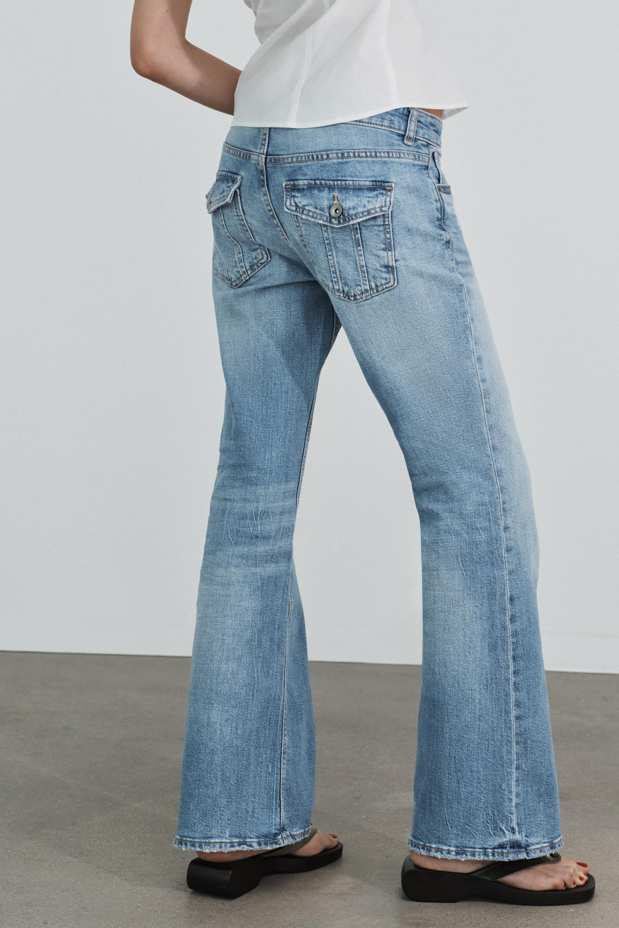 TRF LOW RISE BOOTCUT JEANS | Zara US