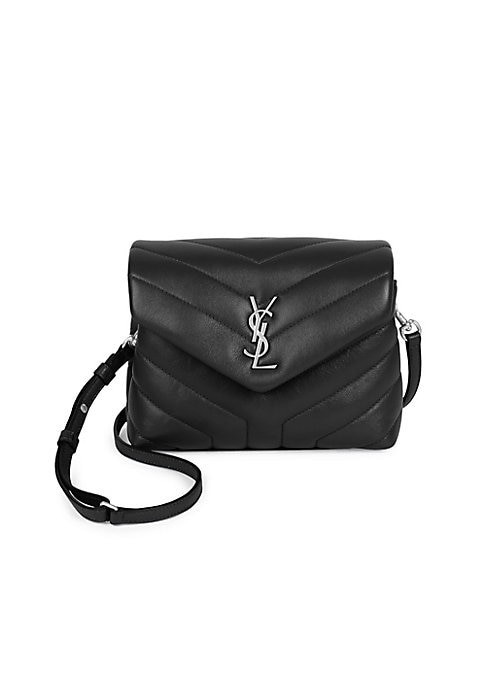 Saint Laurent Women's Toy Loulou Matelassé Leather Crossbody Bag - Black | Saks Fifth Avenue