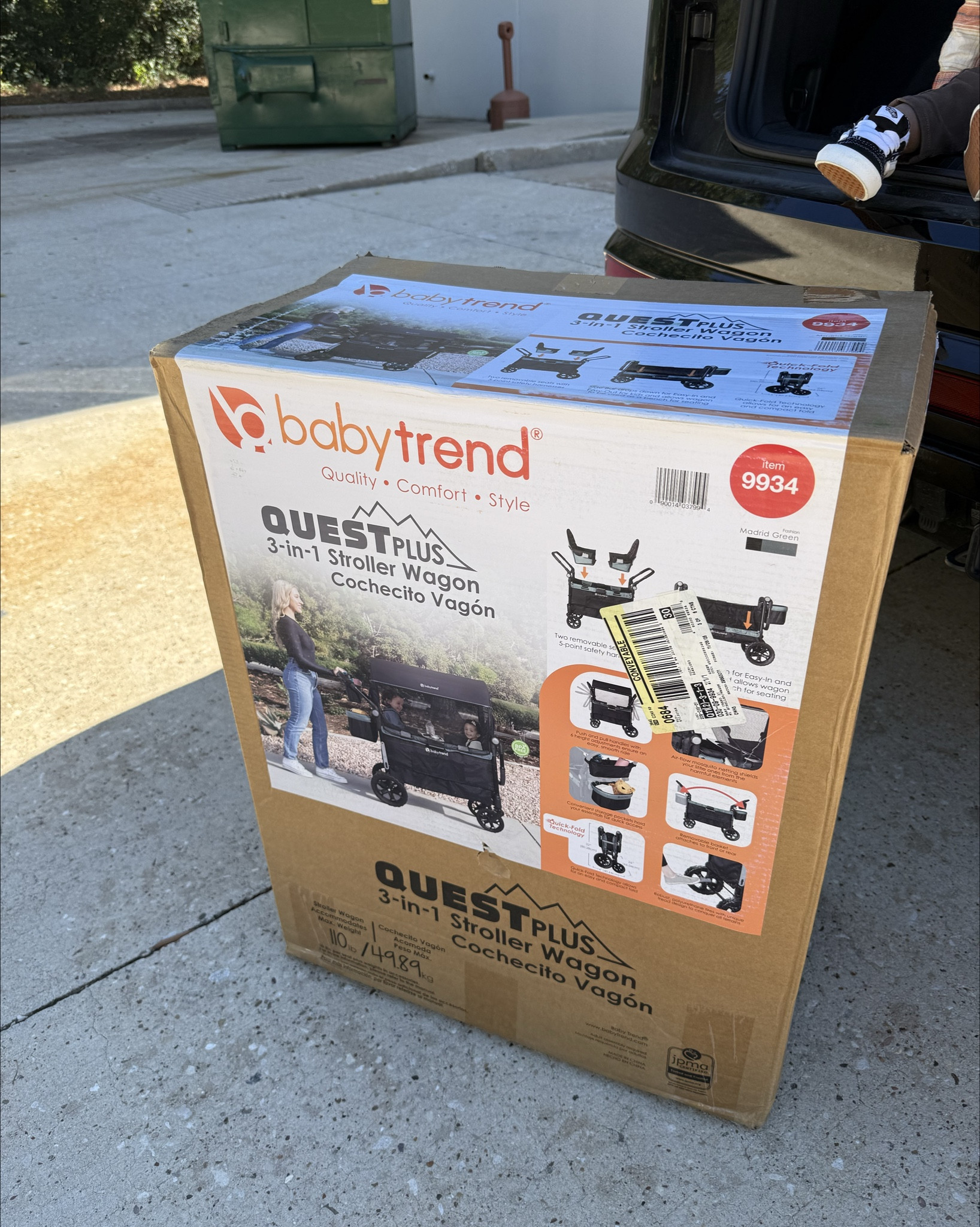 A 3 in 1 stroller wagon that’s a must for moms. So much space. Two seater. Plus a tray and two storage bag for the outside. 

#LTKFamily 

#LTKTravel #LTKKids