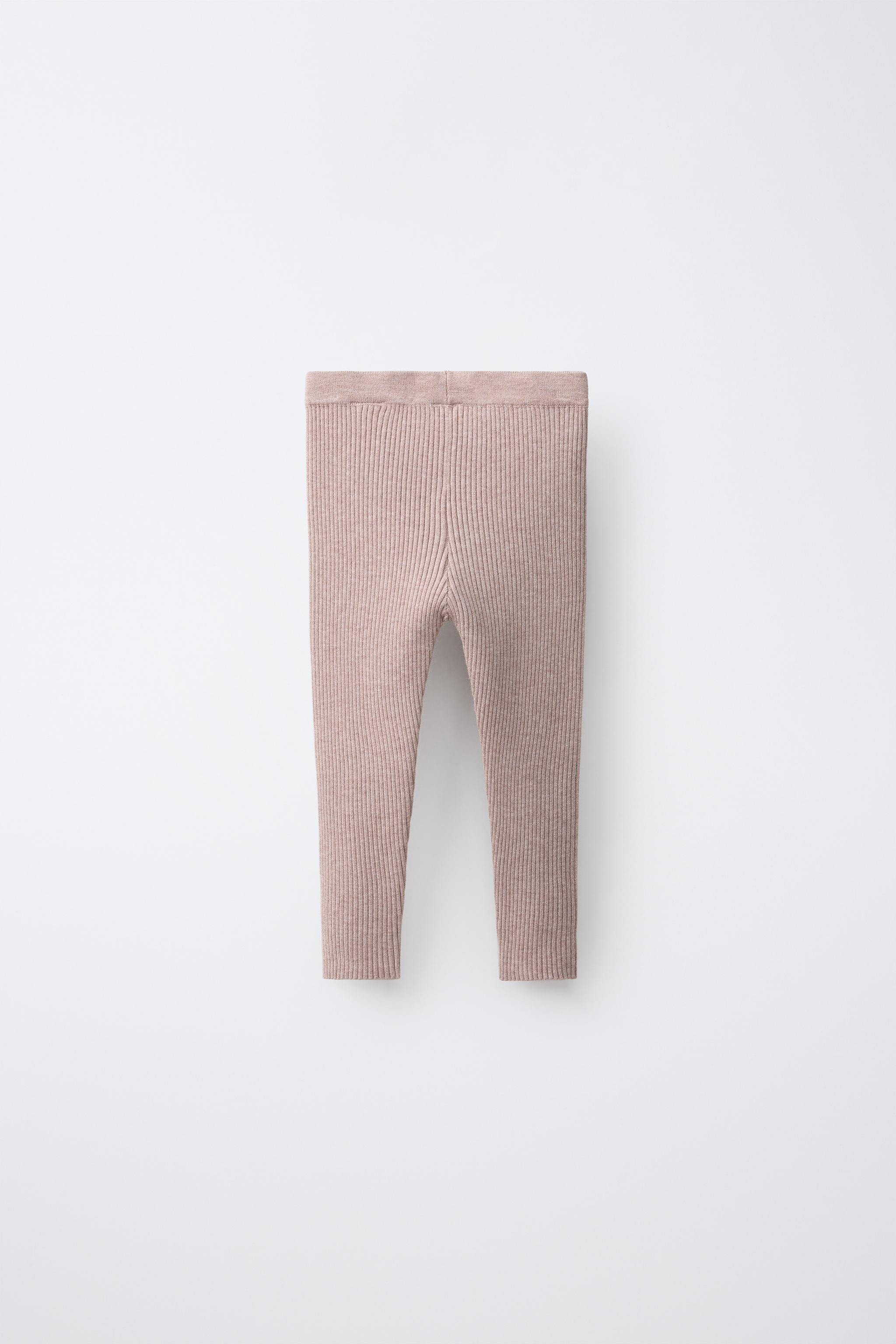 RIBBED KNIT LEGGINGS | Zara US