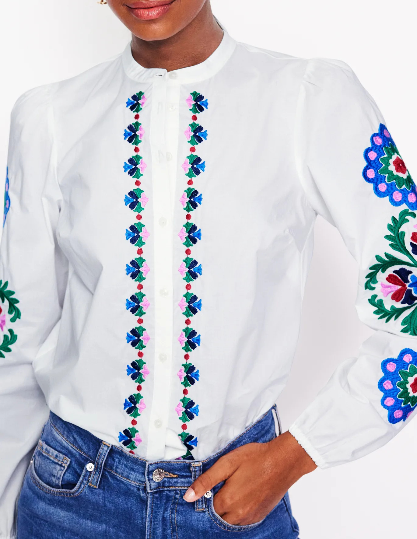 Embroidery Interest Top | Boden (US)