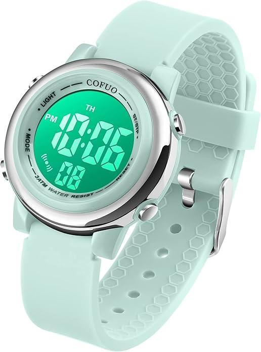 cofuo Kids Digital Sport Waterproof Watch for Girls Boys, Kid Sports Outdoor LED Electrical Watch... | Amazon (US)