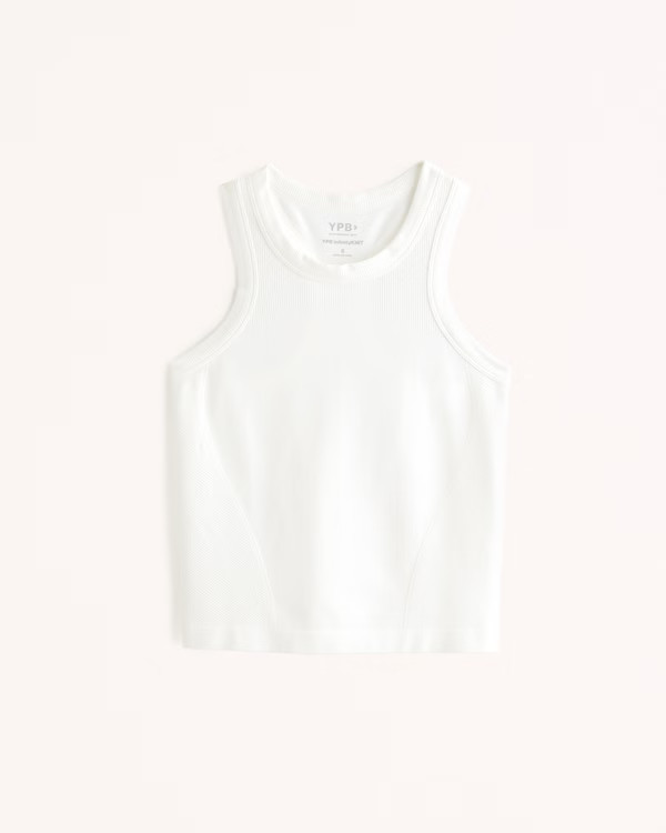 Women's YPB infinityKNIT High-Neck Skimming Tank | Women's Clearance | Abercrombie.com | Abercrombie & Fitch (US)