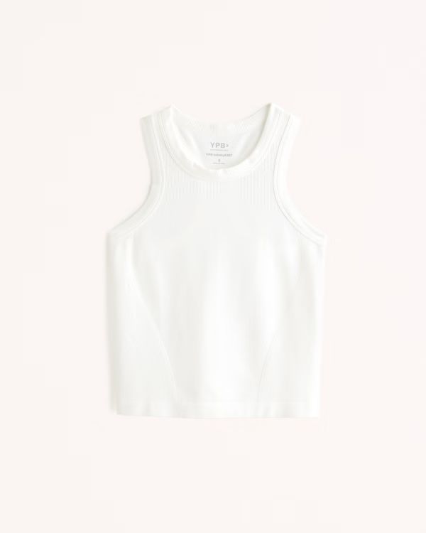YPB infinityKNIT High-Neck Skimming Tank | Abercrombie & Fitch (US)