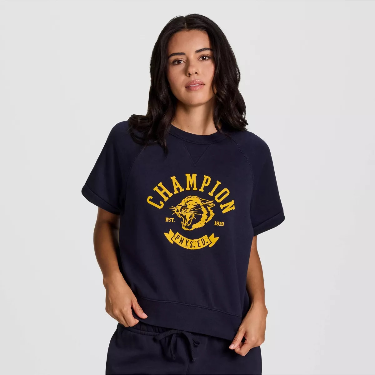 Champion Women's Short Sleeve Fleece Top | Target