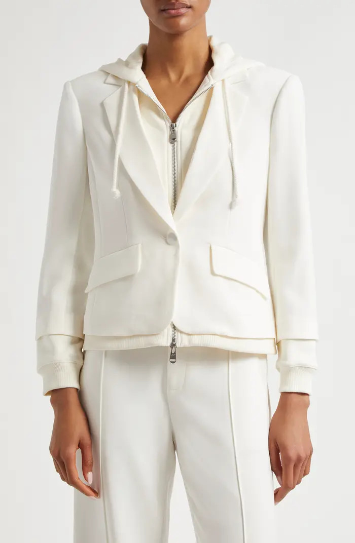 Cinq à Sept Le Petite Khloe Zip-Up Hoodie Blazer | Nordstrom | Nordstrom