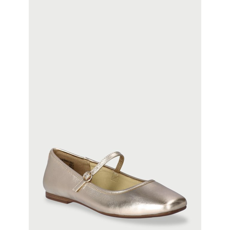 Scoop Women’s Metallic Ballet Flats - Walmart.com | Walmart (US)