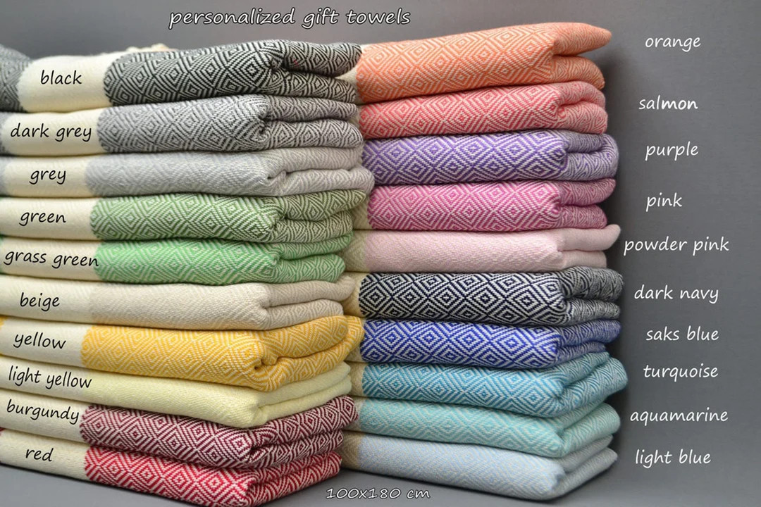 Personalized Turkish Beach Towel, Monogrammed mothers day gift, Bachelorette Party Favor, Bridesm... | Etsy (US)