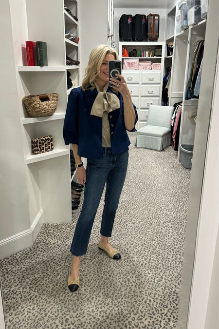 Today’s look!
Jeans - TTS
Blouse & jacket - S
Both come in several colors 

#LTKstyletip #LTKshoecrush #LTKover40