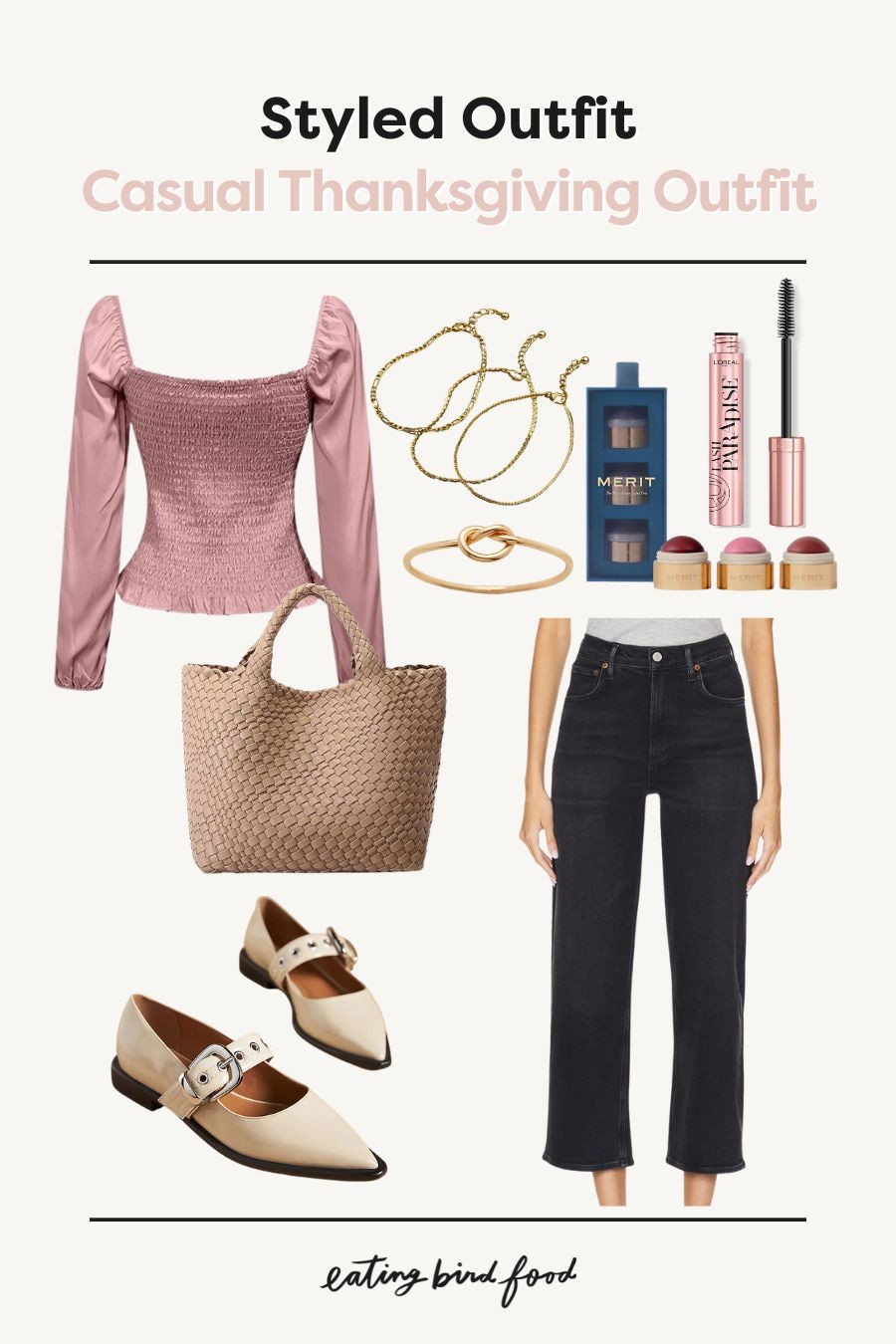 Effortlessly chic for Thanksgiving 🍂 Loving this casual yet stylish combo that’s perfect for a relaxed holiday look! Pairing a cozy top with classic denim, comfy flats, and simple accessories for a polished vibe. #ThanksgivingOutfit #CasualChic #FallStyle #ThanksgivingLooks

#LTKStyleTip #LTKHoliday #LTKSeasonal