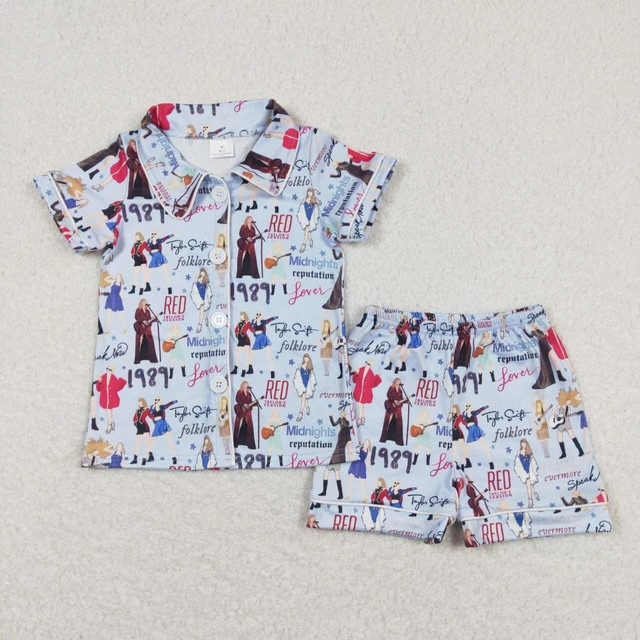 BSSO0545 ropa para niños pequeños, conjunto de Top de manga corta con pantalones cortos, trajes... | AliExpress (US)