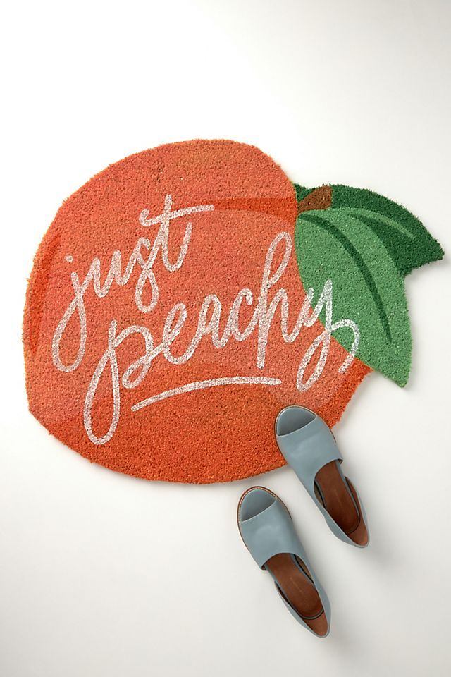 Just Peachy Doormat | Anthropologie (US)