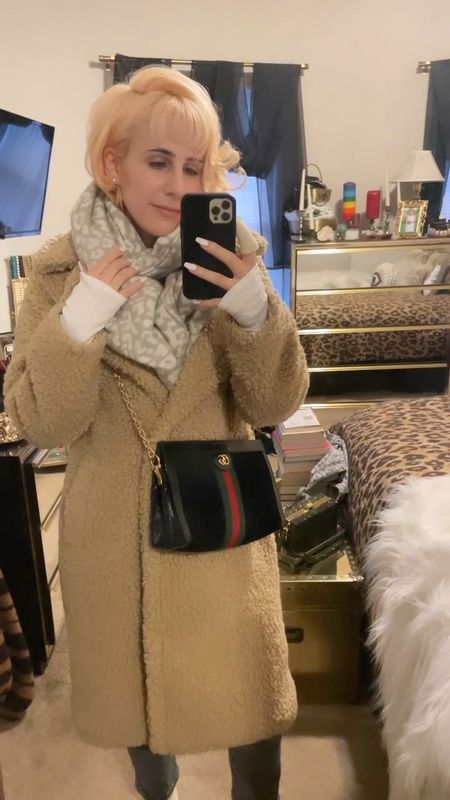 Today I wore the warmest teddy bear coat! I linked a similar Sam Edelman version to shop along with these trendy, comfy boots. 🧸🤍🥰 

#LTKSeasonal #LTKstyletip #LTKshoecrush