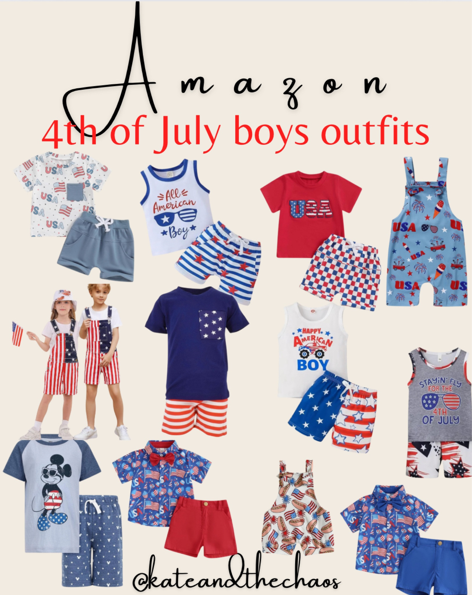 SO many cute Amazon outfits for boys for the 4th of July!!!! Those overalls, I DIE😍😍

❤️🤍💙

#4thofjulyboys #americanboy #boyclothes #patrioticboysclothes

#LTKSaleAlert #LTKKids #LTKSeasonal
