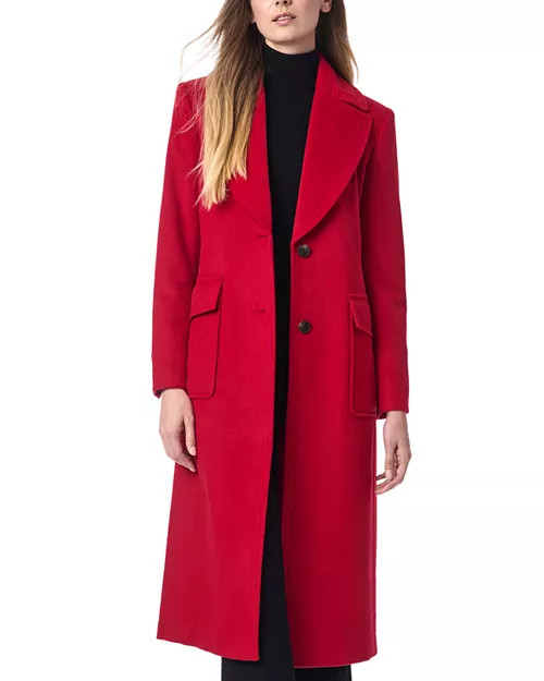Classic tailored Wool Melton Coat | Bloomingdale's (US)