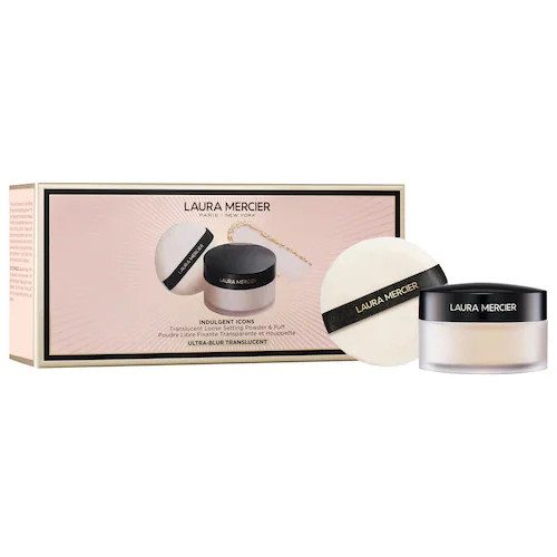 Indulgent Icons Ultra-Blur Translucent Loose Setting Powder & Velour Puff Duo Gift Set | Sephora (US)