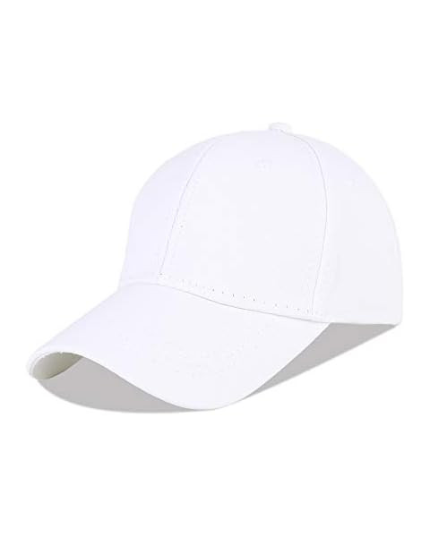Baseball Dad Hat Women Men Blank Washed Low Profile Cotton and Denim UPF 50+ Running Golf Cap Hat | Amazon (US)