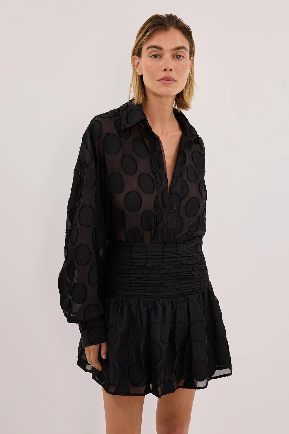 MONTANA JACQUARD BLACK SHIRT | DISSH