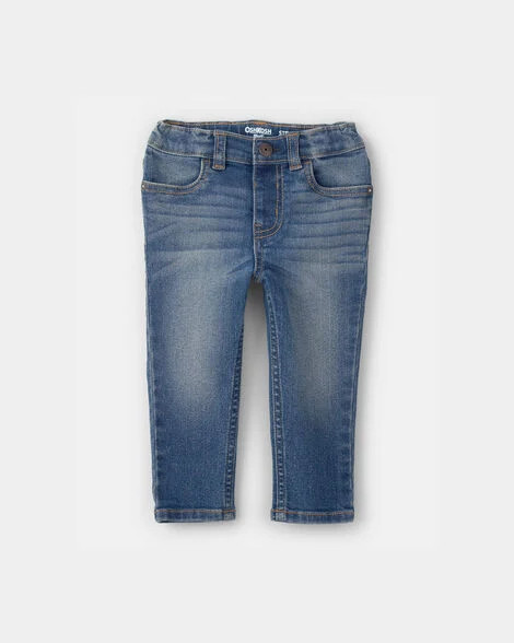 Baby Boy Dark Blue Wash Straight-Leg Jeans | Carter's Inc