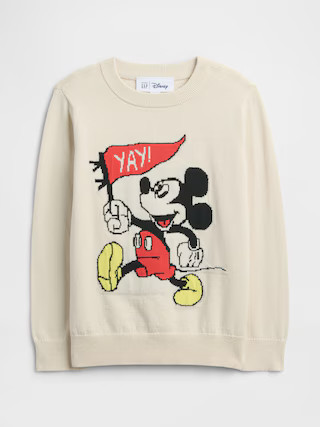 babyGap × Disney Mickey Mouse Intarsia Sweater | Gap Factory