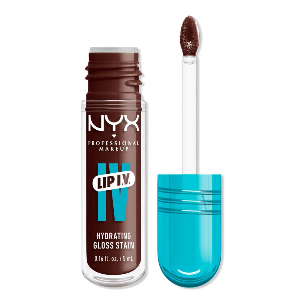 NYX Professional Makeup Lip IV Hydrating Gloss Stain - Mocha Me Wet | Ulta