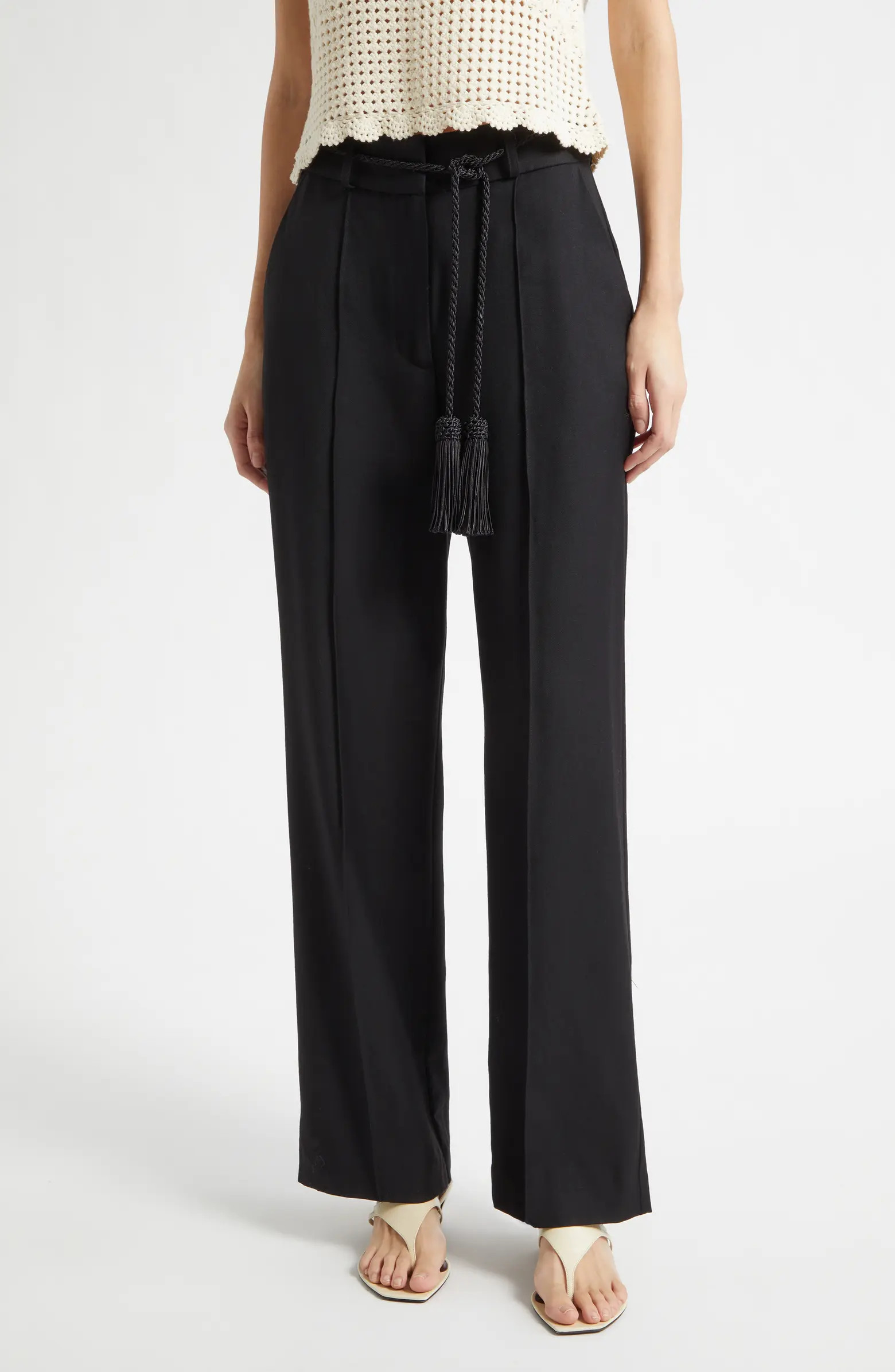 Elspeth Pleat Front Wool Pants | Nordstrom