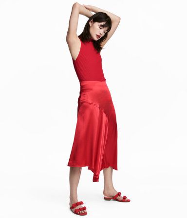 H&M Satin Skirt $29.99 | H&M (US)