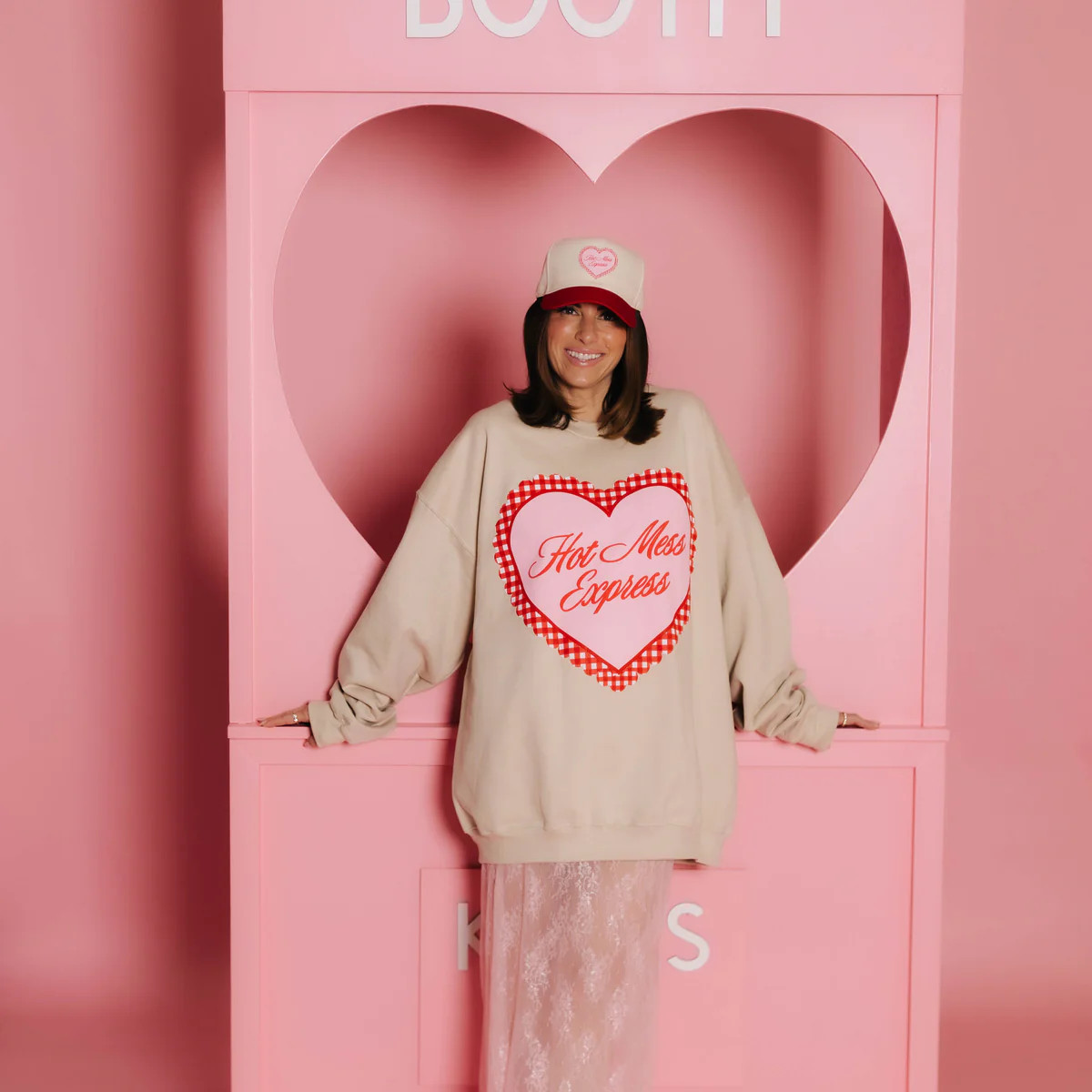 Hot Mess Heart Sweatshirt | Staykation