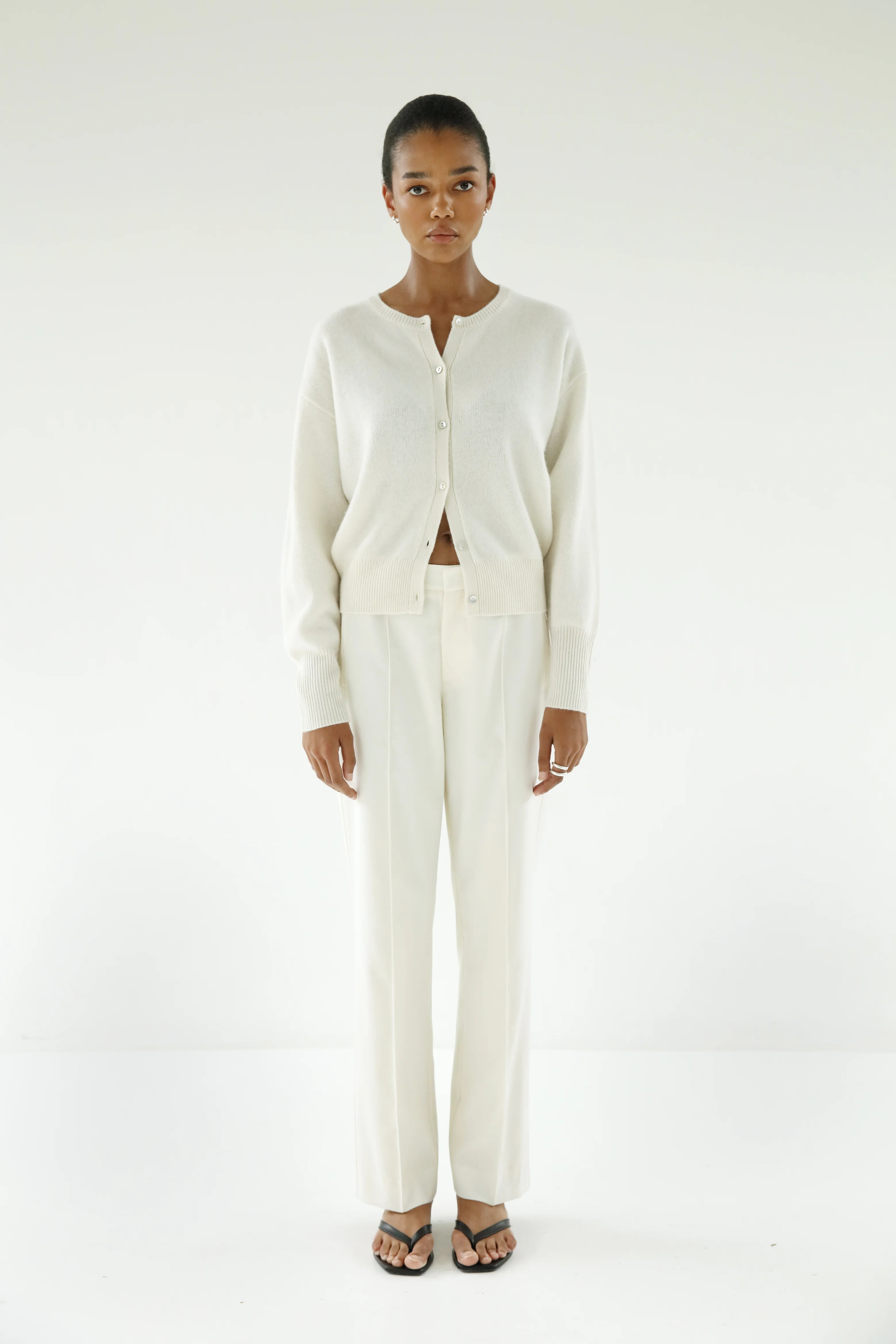 Coco Cardigan, cream | Almada Label