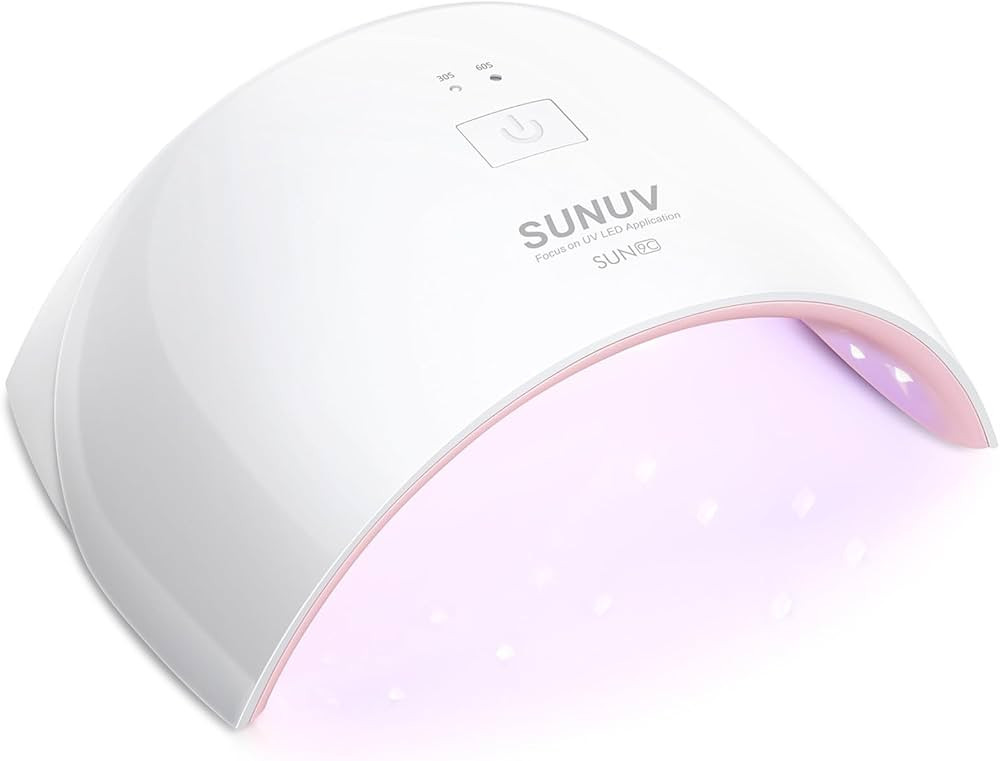 SUNUV UV LED Nail Lamp, UV Light for Nails Dryer for Gel Nail Polish Curing Lamp with Sensor 2 Ti... | Amazon (US)
