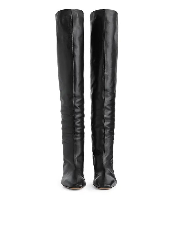Over-The-Knee Leather Boots | ARKET (US&UK)