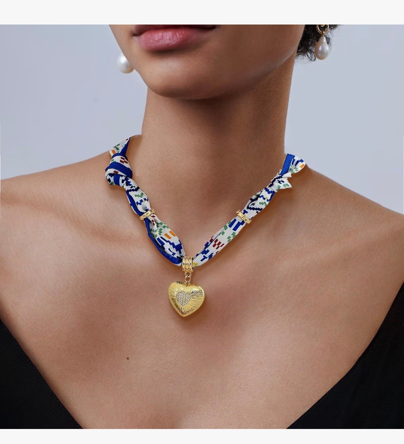 Scarf Necklace for Women Bandana Necklace with 14 Gold Pendant necklce

#LTKHome #LTKootd #LTKWorkwear